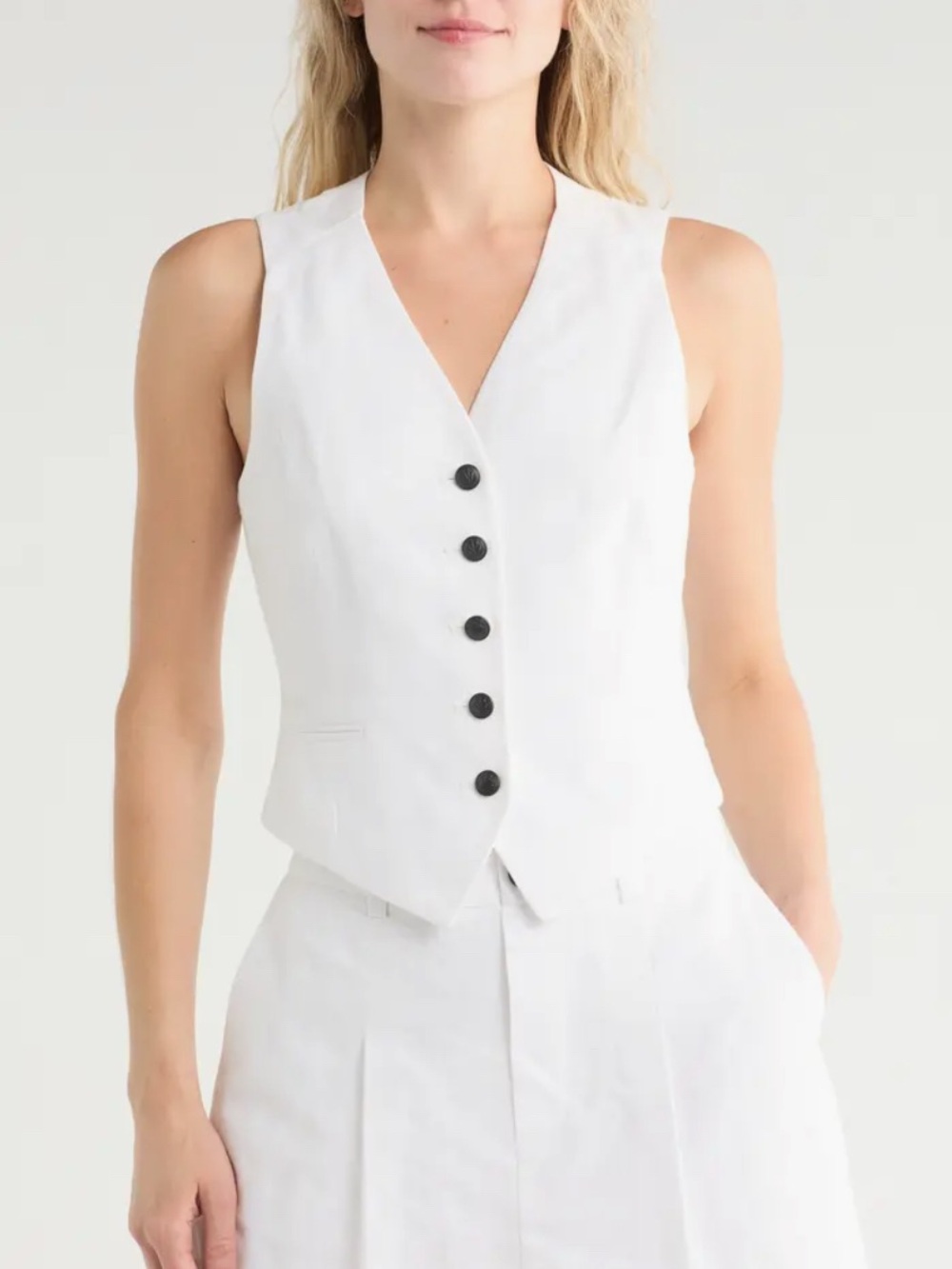 Rag & Bone Cressida Linen Blend Vest